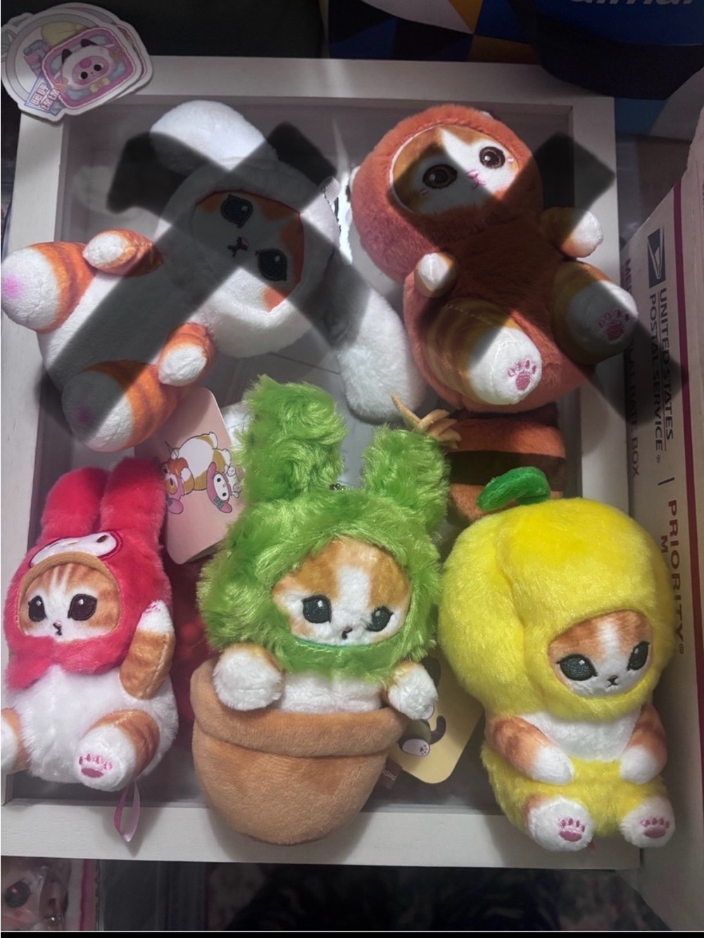 Mofusand plush keychain lot